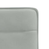 vidaXL Eetkamerstoelen 4 st fluweel lichtgrijs