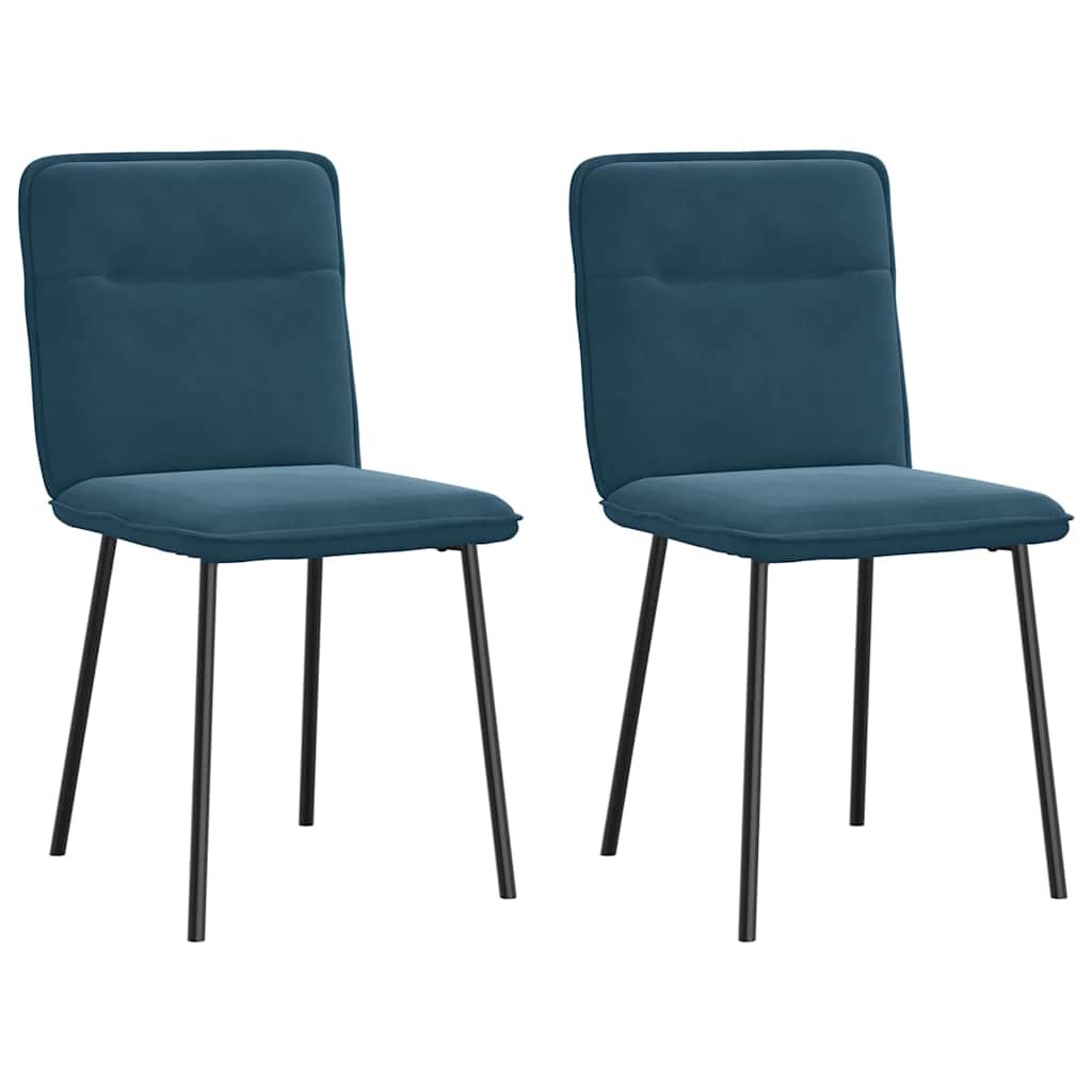vidaXL Eetkamerstoelen 4 st fluweel lichtgrijs