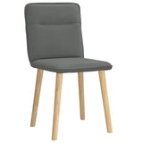 vidaXL Eetkamerstoelen 4 st stof lichtgrijs