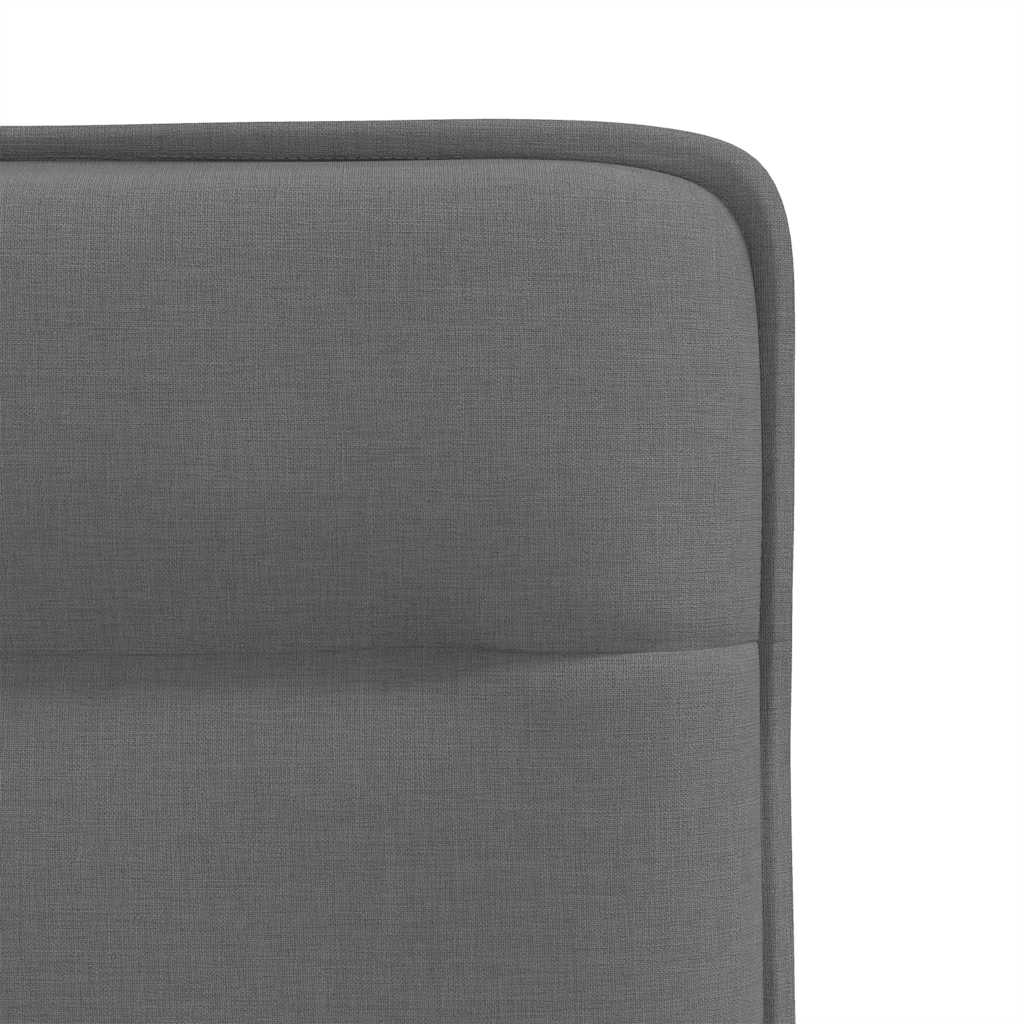 vidaXL Eetkamerstoelen 4 st stof lichtgrijs