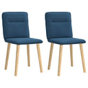 vidaXL Eetkamerstoelen 4 st stof lichtgrijs