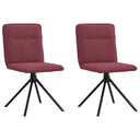 vidaXL Eetkamerstoelen 4 st stof lichtgrijs