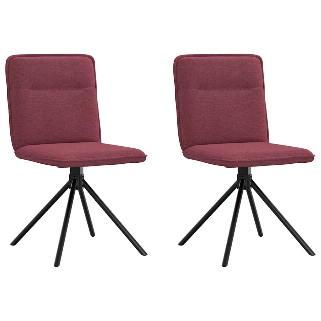 vidaXL Eetkamerstoelen 4 st stof lichtgrijs