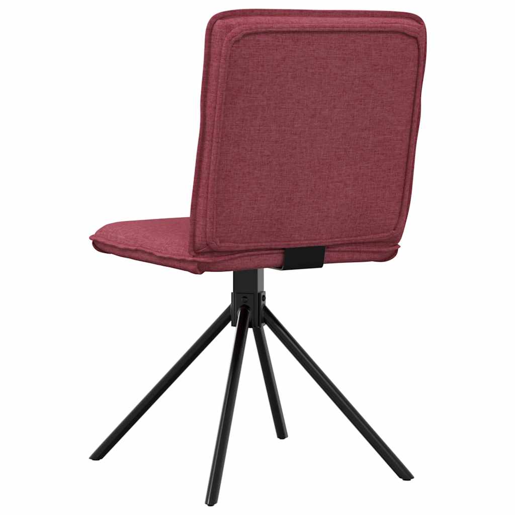vidaXL Eetkamerstoelen 4 st stof lichtgrijs