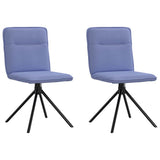 vidaXL Eetkamerstoelen 4 st stof lichtgrijs