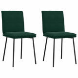 vidaXL Eetkamerstoelen 4 st fluweel lichtgrijs