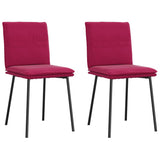 vidaXL Eetkamerstoelen 4 st fluweel lichtgrijs