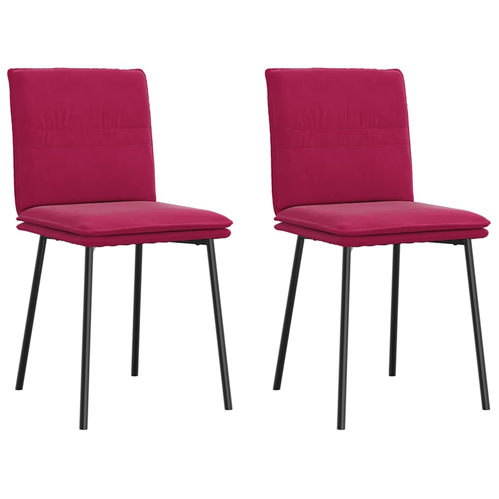 vidaXL Eetkamerstoelen 4 st fluweel lichtgrijs