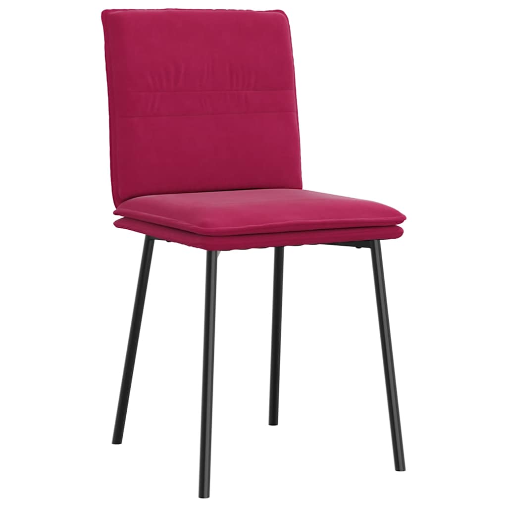 vidaXL Eetkamerstoelen 4 st fluweel lichtgrijs