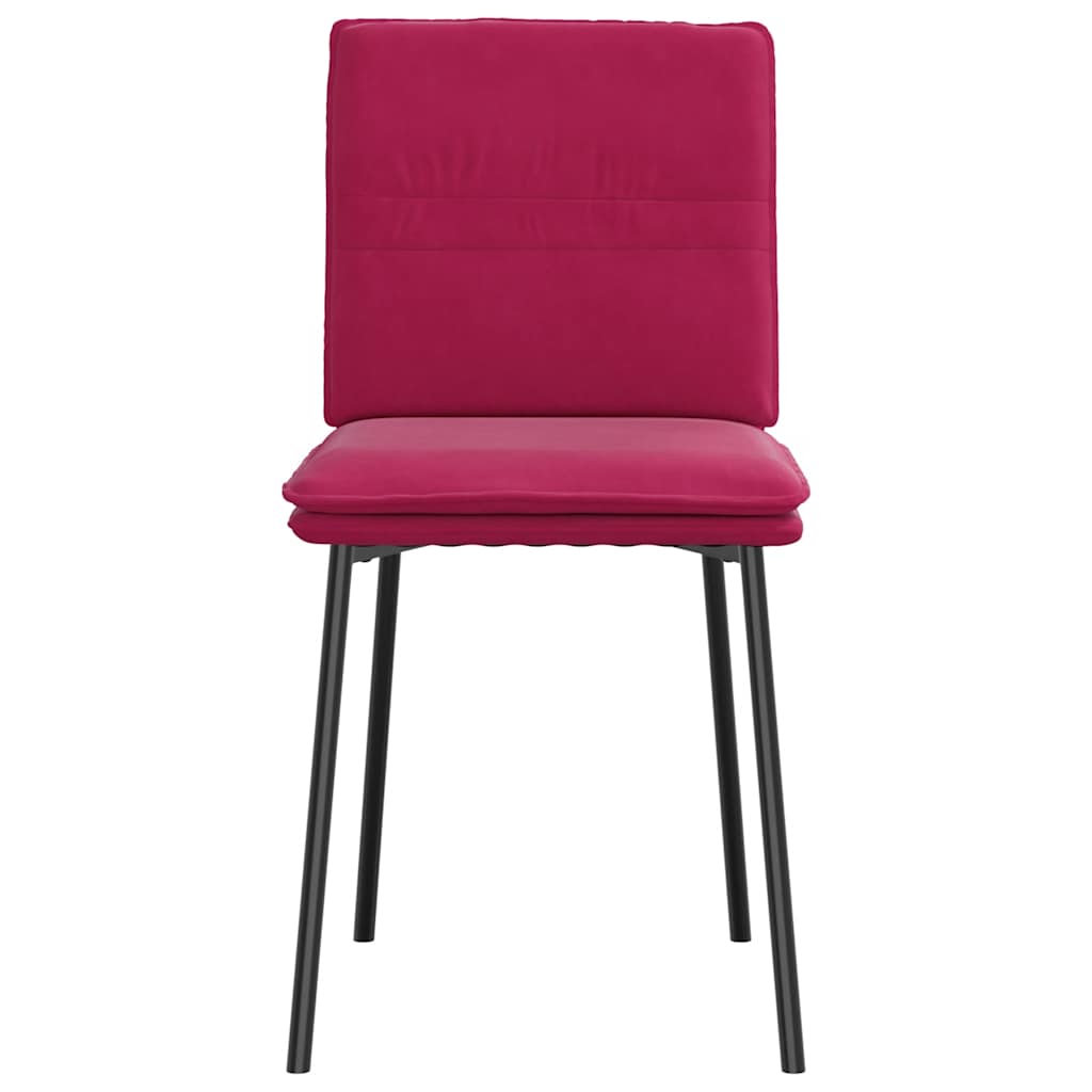 vidaXL Eetkamerstoelen 4 st fluweel lichtgrijs