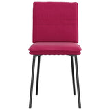vidaXL Eetkamerstoelen 4 st fluweel lichtgrijs