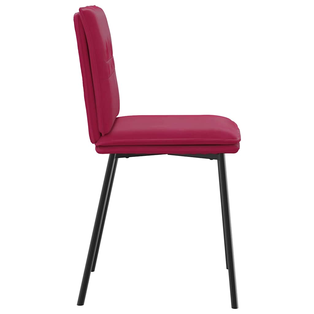 vidaXL Eetkamerstoelen 4 st fluweel lichtgrijs
