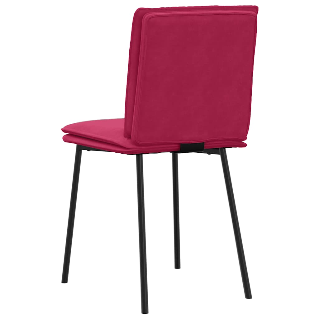vidaXL Eetkamerstoelen 4 st fluweel lichtgrijs