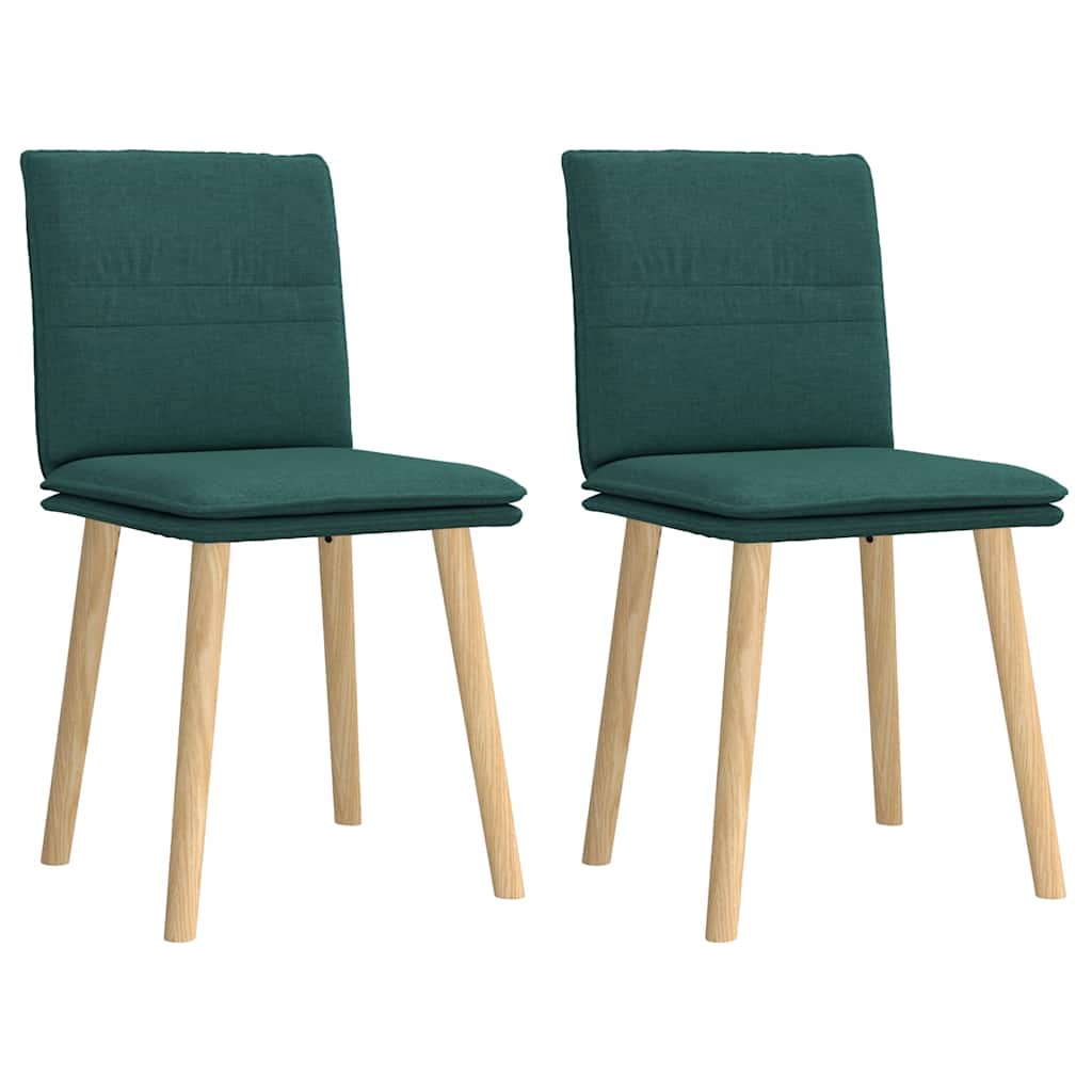vidaXL Eetkamerstoelen 4 st stof lichtgrijs