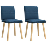 vidaXL Eetkamerstoelen 4 st stof lichtgrijs