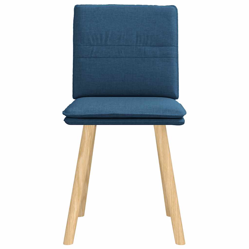 vidaXL Eetkamerstoelen 4 st stof lichtgrijs