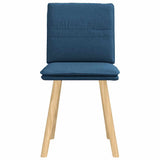 vidaXL Eetkamerstoelen 4 st stof lichtgrijs