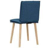 vidaXL Eetkamerstoelen 4 st stof lichtgrijs