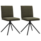 vidaXL Eetkamerstoelen 4 st kunstsuède bruin