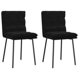 vidaXL Eetkamerstoelen 4 st fluweel lichtgrijs