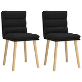 vidaXL Eetkamerstoelen 4 st stof lichtgrijs