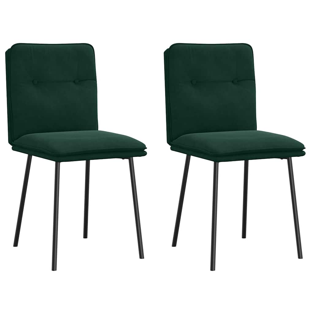 vidaXL Eetkamerstoelen 4 st fluweel lichtgrijs
