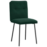vidaXL Eetkamerstoelen 4 st fluweel lichtgrijs