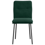 vidaXL Eetkamerstoelen 4 st fluweel lichtgrijs