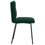 vidaXL Eetkamerstoelen 4 st fluweel lichtgrijs