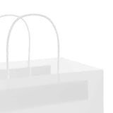vidaXL Papieren zakken 50 st met hengsels 18x8x22 cm bruin