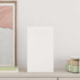 vidaXL Papieren zakken 50 st met hengsels 18x8x22 cm bruin