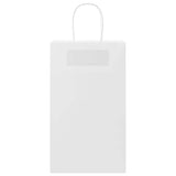 vidaXL Papieren zakken 50 st met hengsels 18x8x22 cm bruin