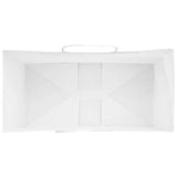 vidaXL Papieren zakken 50 st met hengsels 18x8x22 cm bruin