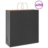 vidaXL Papieren zakken 50 st met hengsels 18x8x22 cm bruin