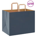vidaXL Papieren zakken 50 st met hengsels 15x8x21 cm bruin