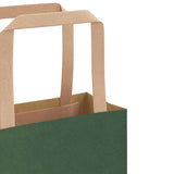 vidaXL Papieren zakken 50 st met hengsels 15x8x21 cm bruin