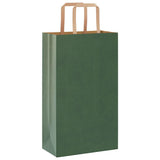 vidaXL Papieren zakken 50 st met hengsels 15x8x21 cm bruin