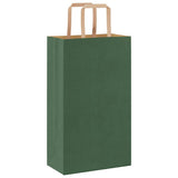 vidaXL Papieren zakken 50 st met hengsels 15x8x21 cm bruin