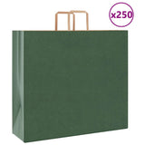 vidaXL Papieren zakken 50 st met hengsels 15x8x21 cm bruin