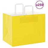 vidaXL Papieren zakken 50 st met hengsels 15x8x21 cm bruin