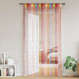 vidaXL Draadgordijnen 2 st 140x250 cm wit