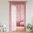 vidaXL Draadgordijnen 2 st 140x250 cm wit