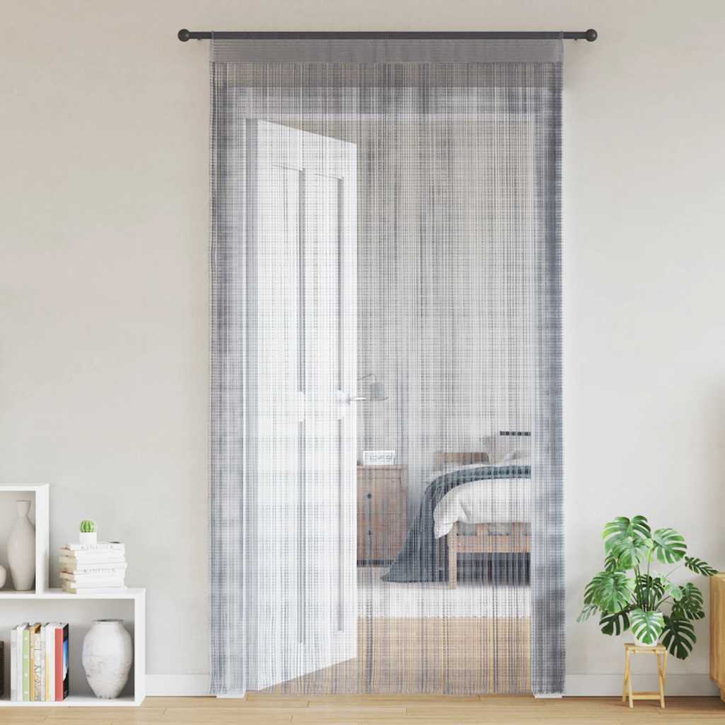 vidaXL Draadgordijnen 2 st 140x250 cm wit