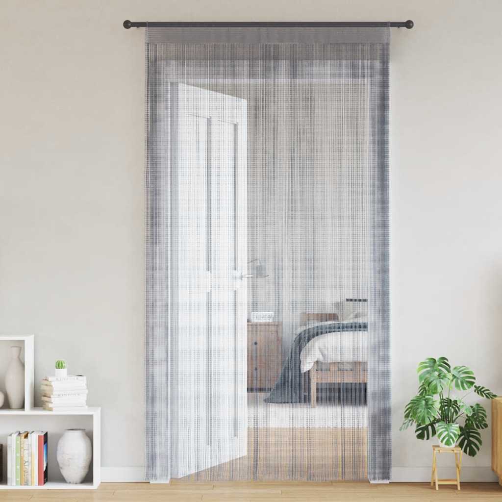 vidaXL Draadgordijnen 2 st 140x250 cm wit