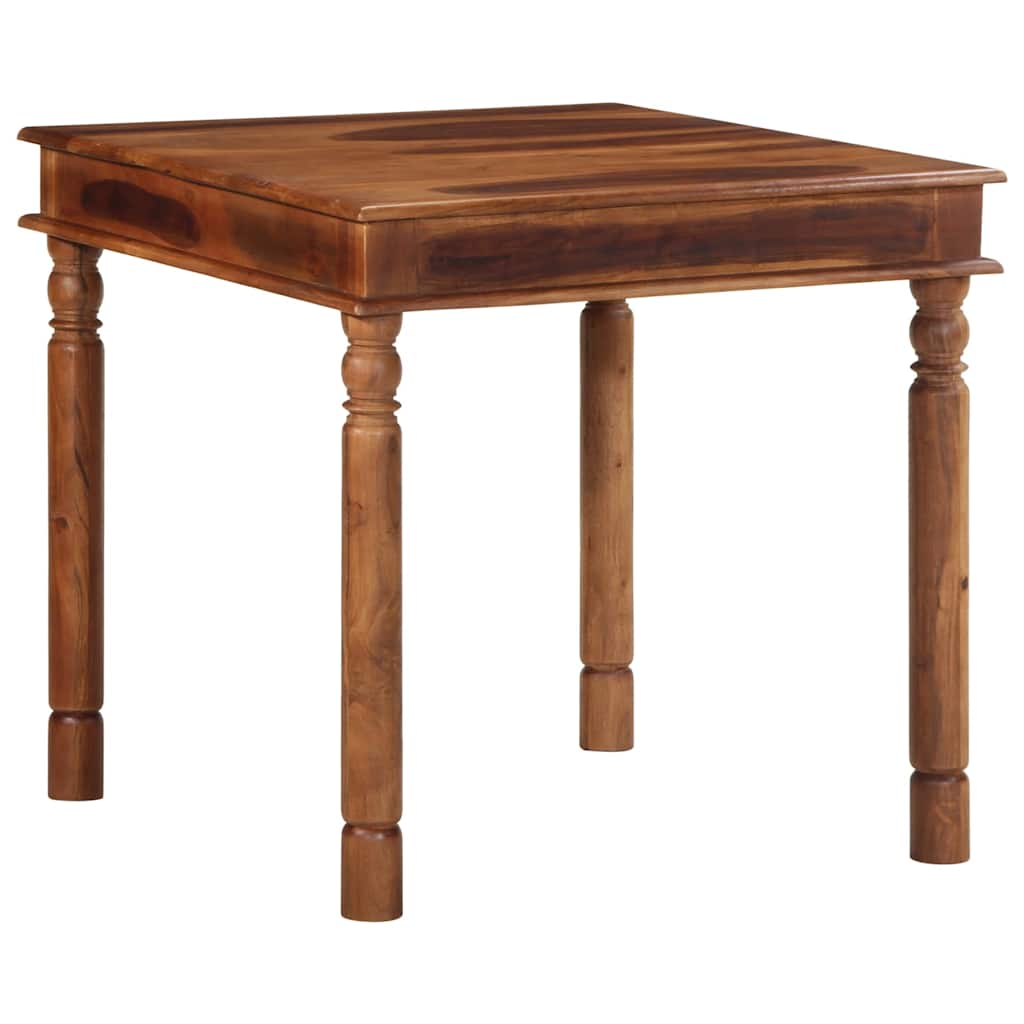 vidaXL Dining Table 80x80x77 cm Solid Acacia Wood