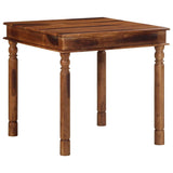 vidaXL Dining Table 80x80x77 cm Solid Acacia Wood