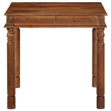 vidaXL Dining Table 80x80x77 cm Solid Acacia Wood