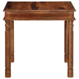 vidaXL Dining Table 80x80x77 cm Solid Acacia Wood