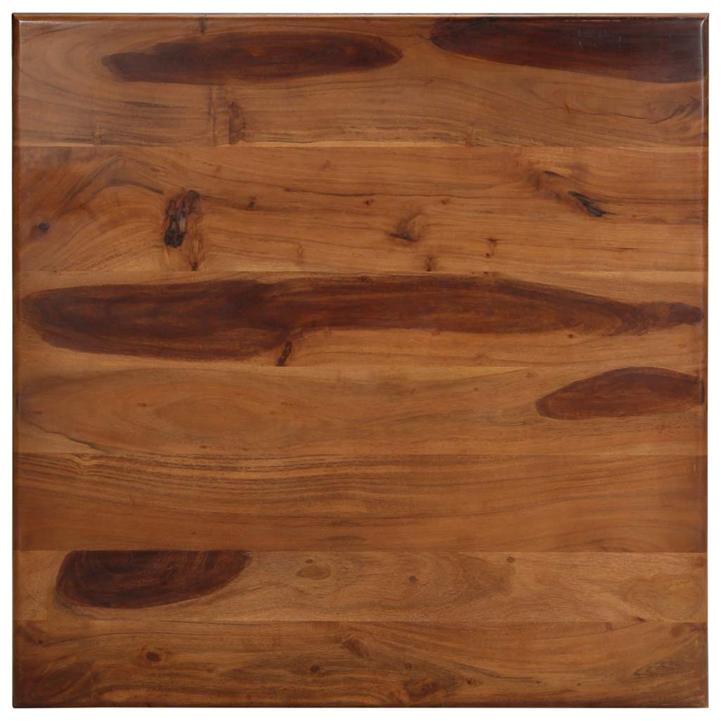 vidaXL Dining Table 80x80x77 cm Solid Acacia Wood