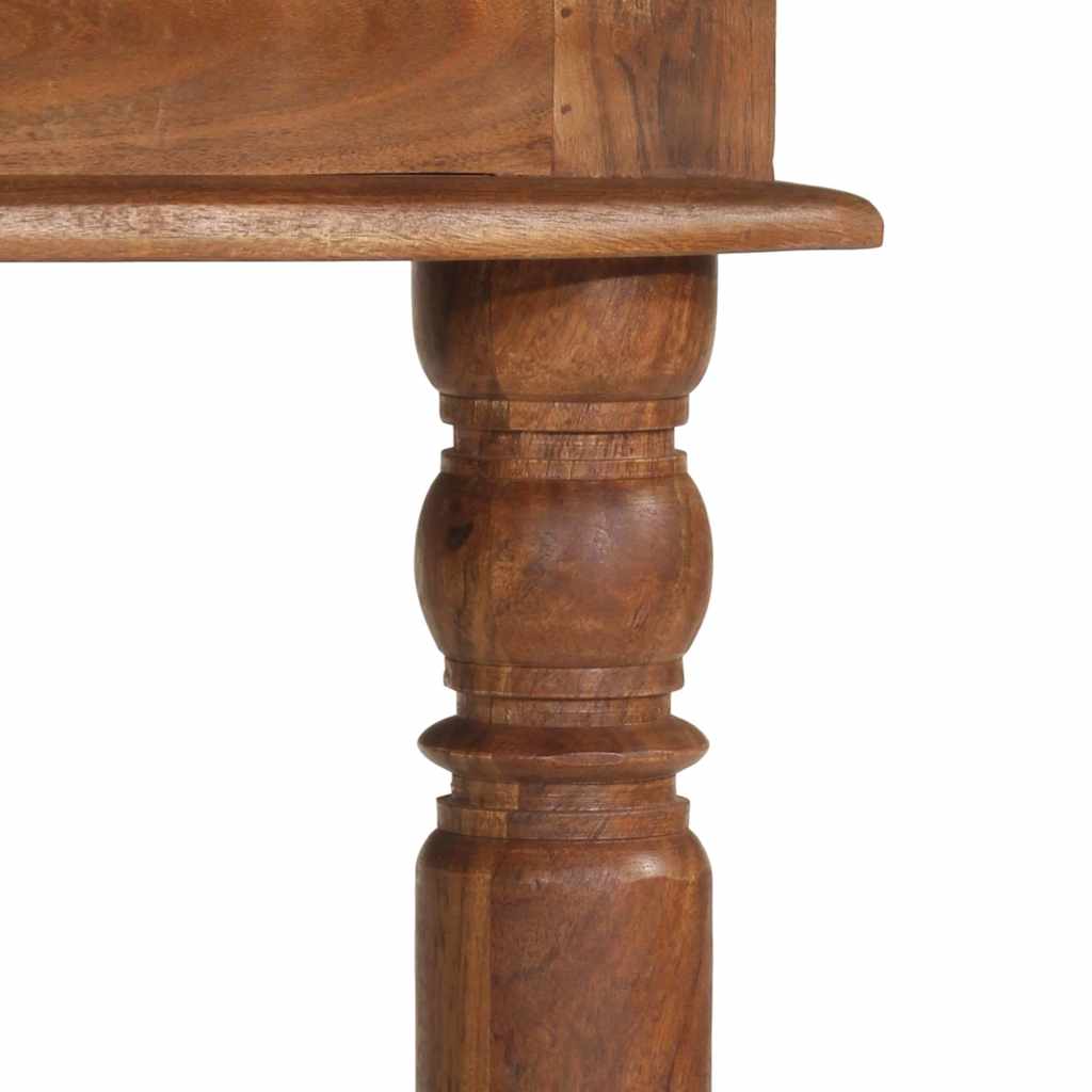 vidaXL Dining Table 80x80x77 cm Solid Acacia Wood